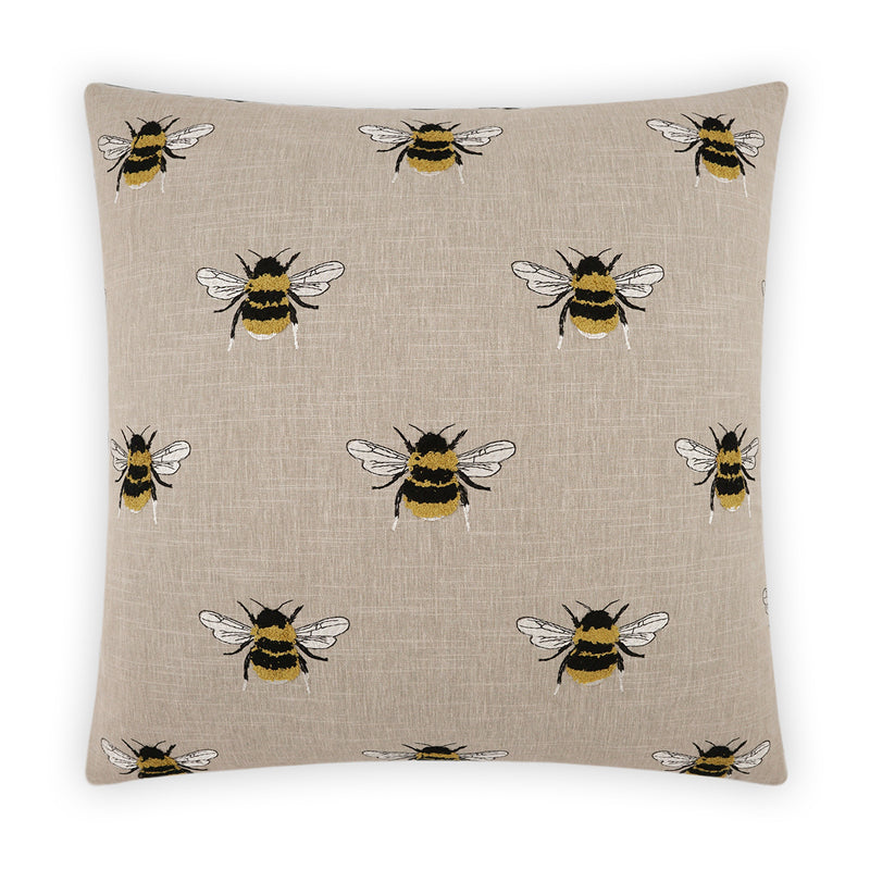 Busy Bee Pillow - Linen - DV Kap