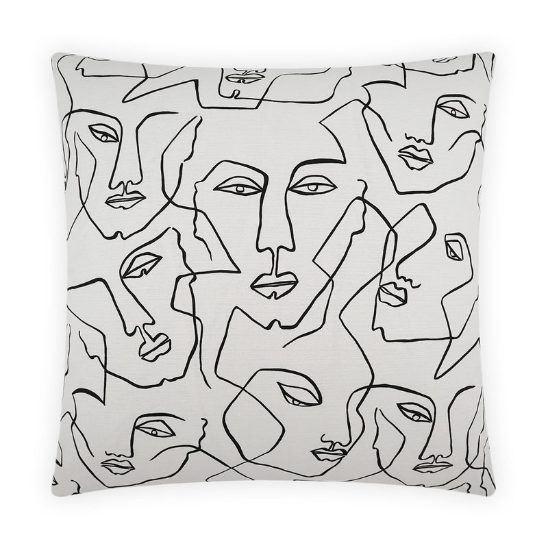 Face Up Pillow - White - DV Kap