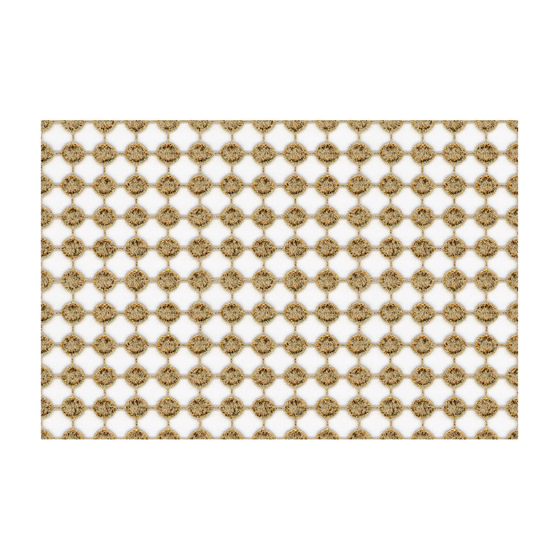 KRAVET COUTURE - PARTY FAVORS- OLD GOLD - Fabric by the Yard OLD GOLD