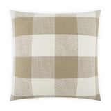 Checked Out Pillow - Mushroom - DV Kap