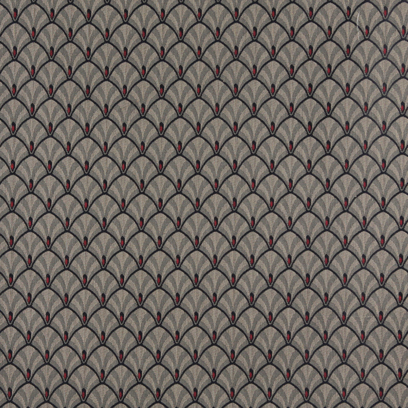 Charlotte - 4311 - Cobalt Fan - Fabric by the Yard Cobalt Fan