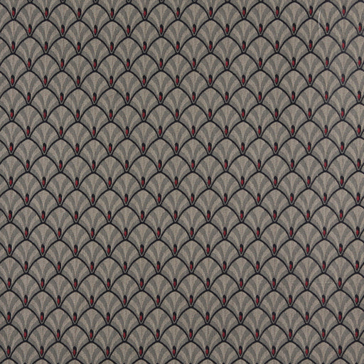 Charlotte - 4311 - Cobalt Fan - Fabric by the Yard Cobalt Fan