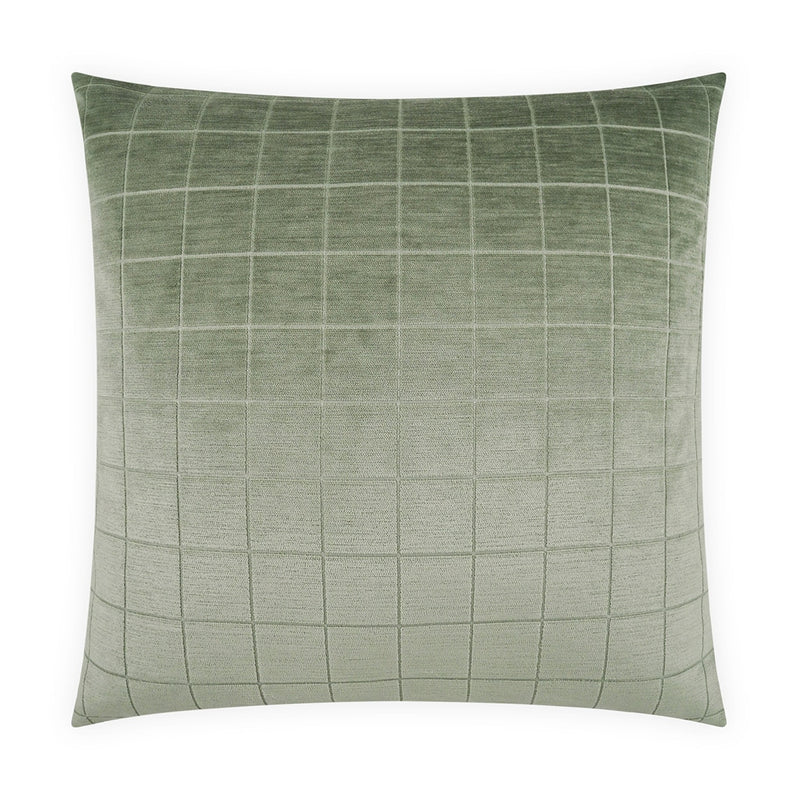 Camden Check Pillow - Aloe - DV Kap