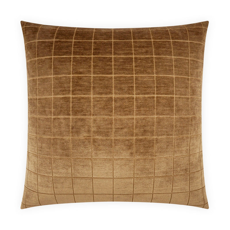 Camden Check Pillow - Cumin - DV Kap