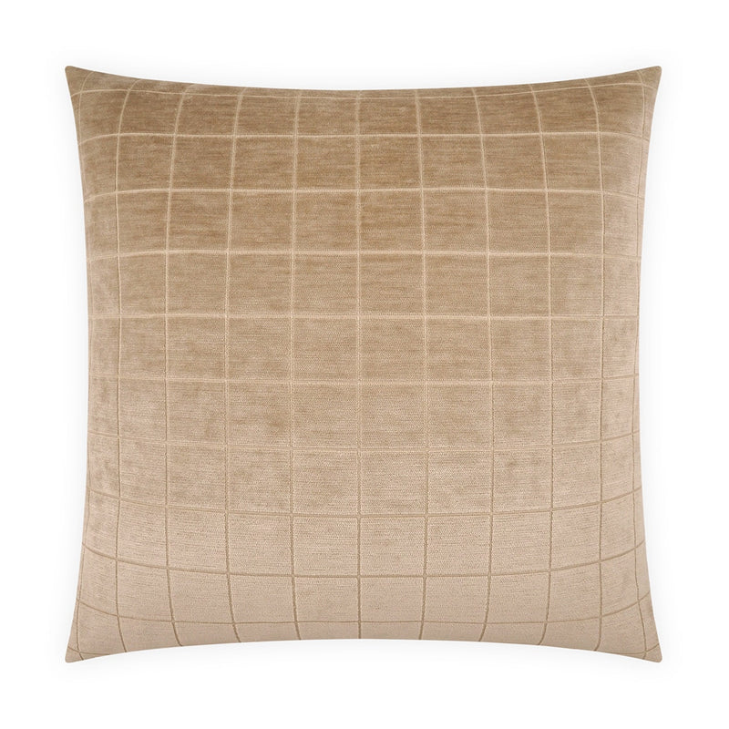 Camden Check Pillow - Fawn - DV Kap