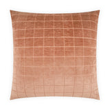 Camden Check Pillow - Salmon - DV Kap