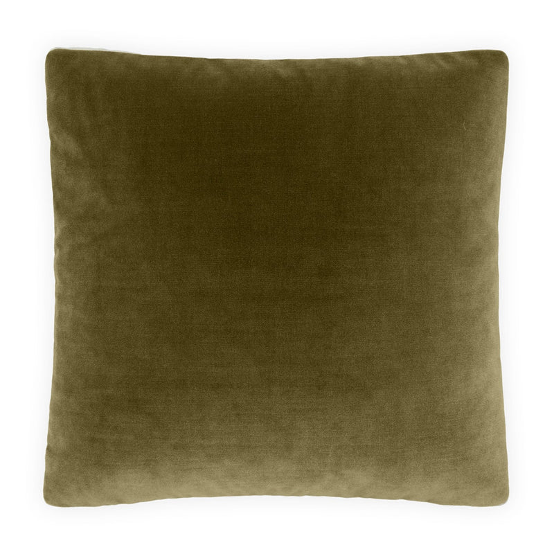 Deveraux Box Pillow - Olive - DV Kap