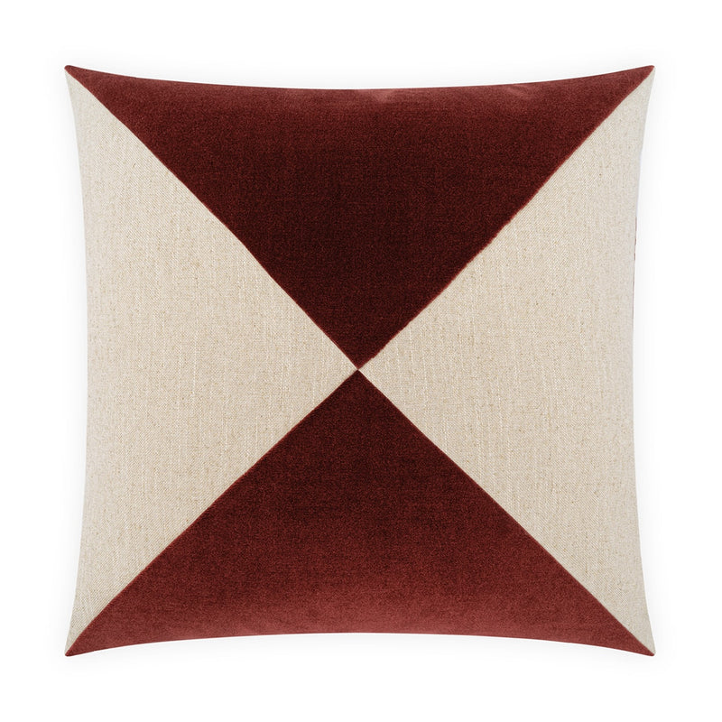 Deveraux Diamond Pillow - Red Pepper - DV Kap