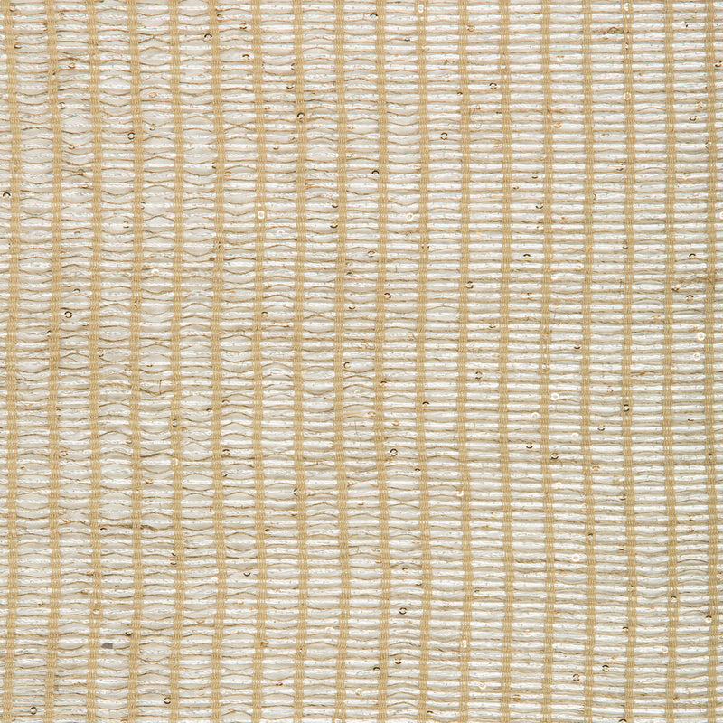 KRAVET COUTURE - LENO SHINE- SAND/GOLD - Fabric by the Yard SAND/GOLD