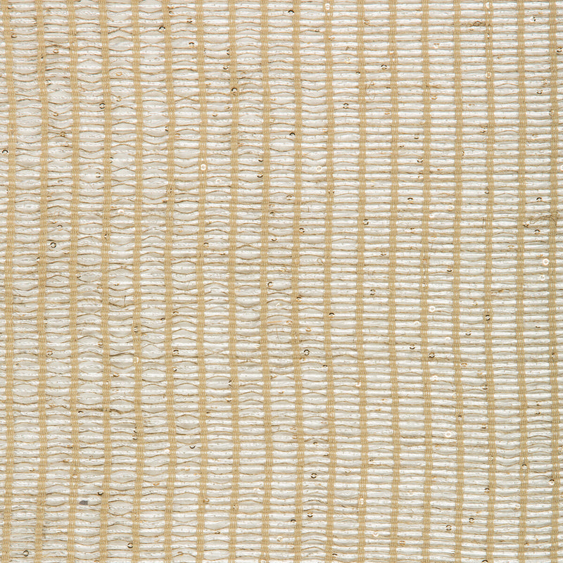 KRAVET COUTURE - LENO SHINE- SAND/GOLD - Fabric by the Yard SAND/GOLD