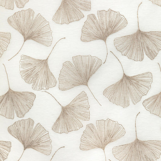 KRAVET COUTURE - GINGKO LEAF- GOLD - Fabric by the Yard GOLD
