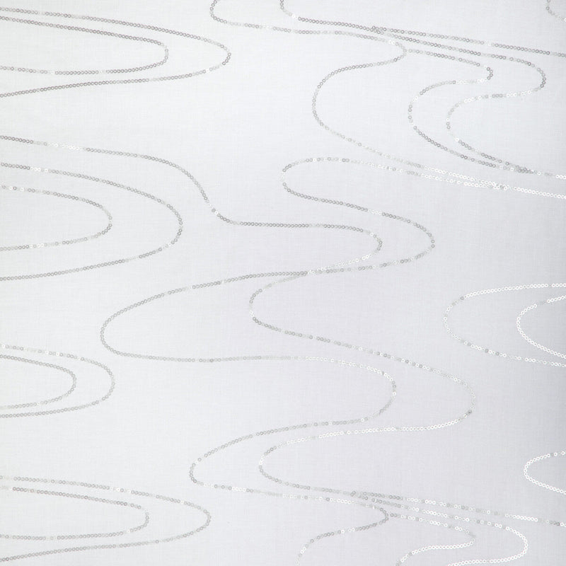 KRAVET DESIGN - UNDULATING WAVE- SILVER - Fabric by the Yard SILVER