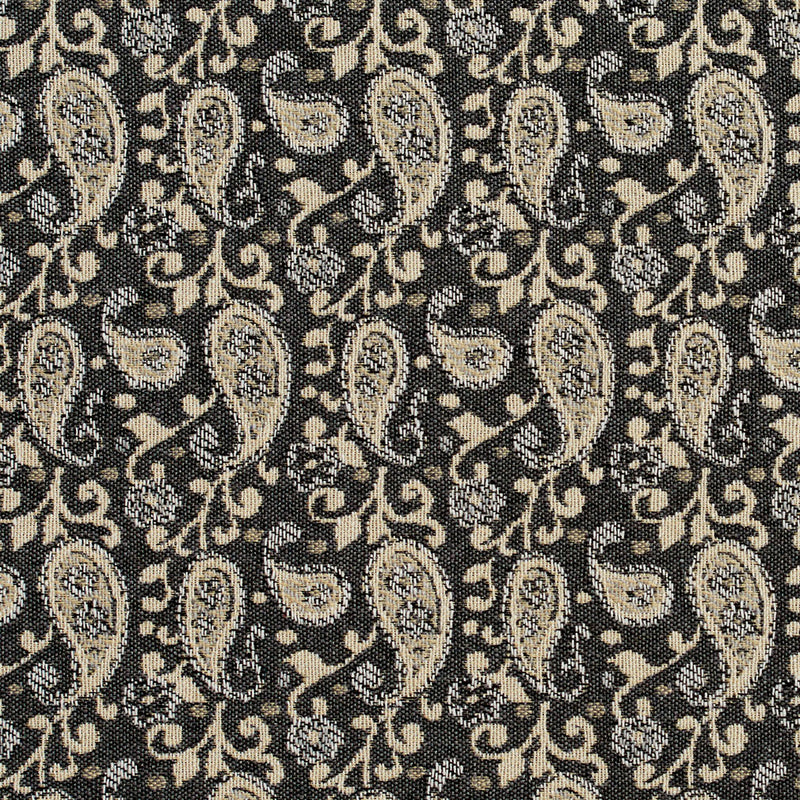 Charlotte - 5840 - Sterling Paisley - Fabric by the Yard Sterling Paisley