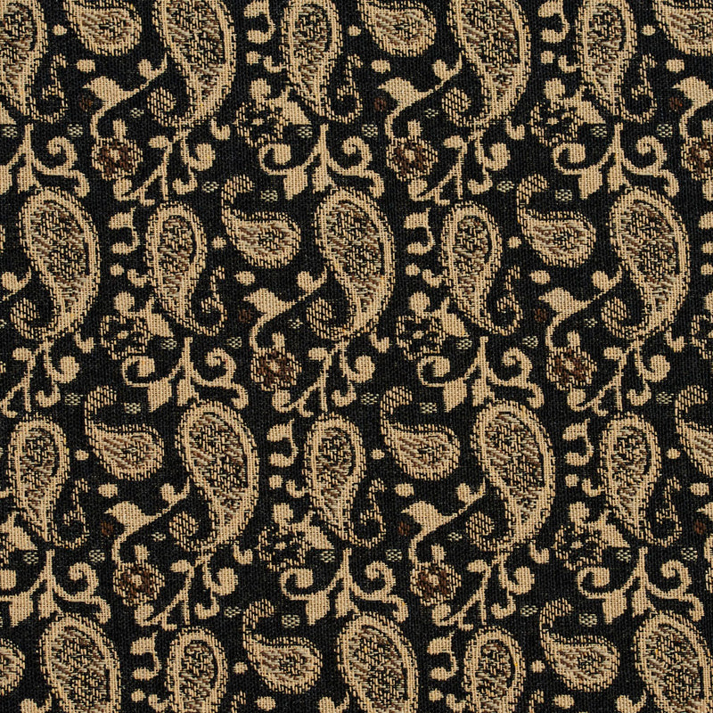 Charlotte - 5847 - Espresso Paisley - Fabric by the Yard Espresso Paisley