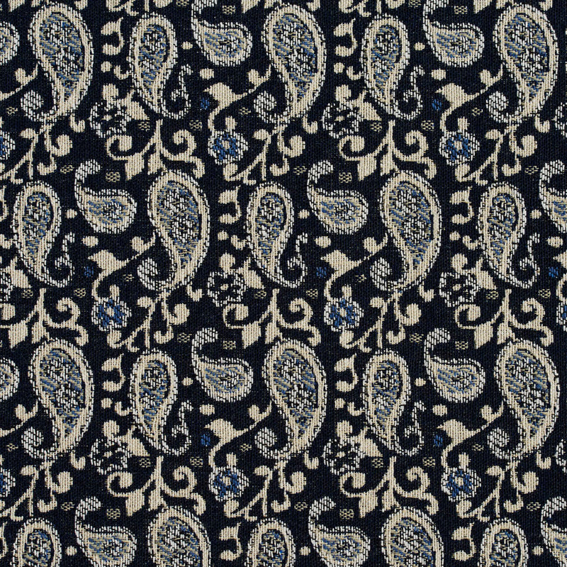 Charlotte - 5849 - Cobalt Paisley - Fabric by the Yard Cobalt Paisley