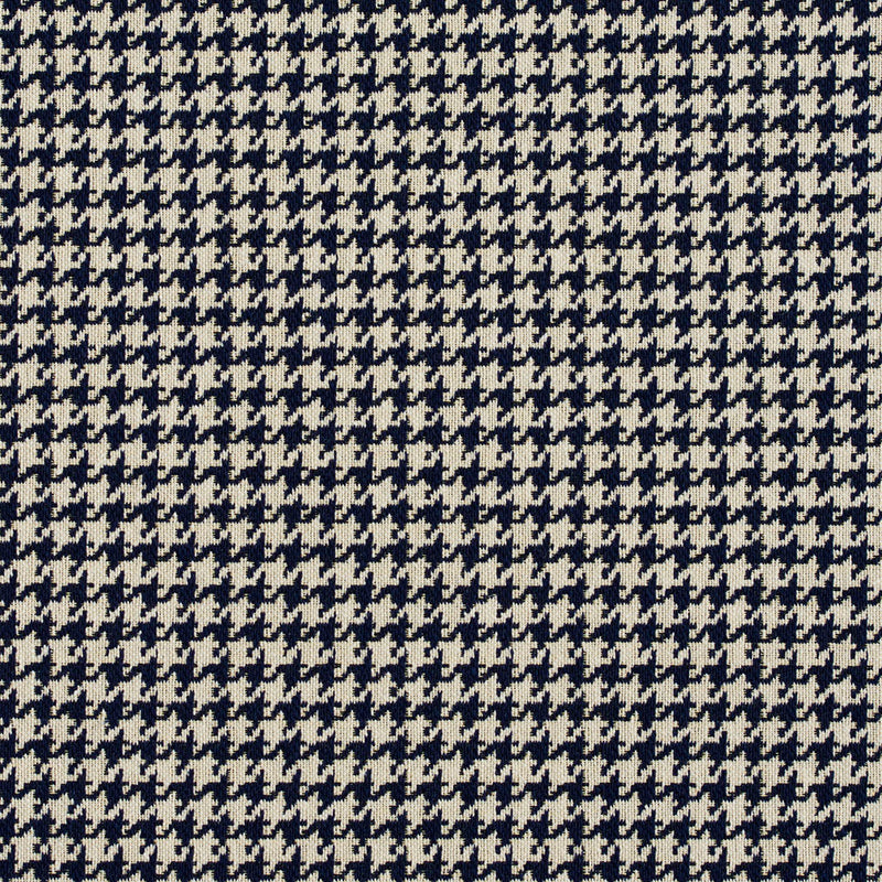 Charlotte - 5859 - Cobalt Houndstooth - Fabric by the Yard Cobalt Houndstooth