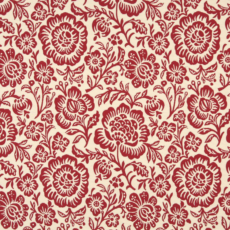 Charlotte - 6408 - Garnet Floral - Fabric by the Yard Garnet Floral