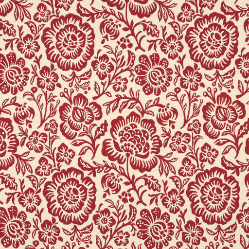 Charlotte - 6408 - Garnet Floral - Fabric by the Yard Garnet Floral