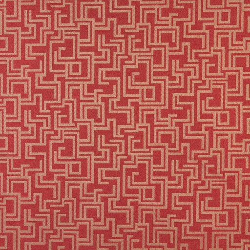 Charlotte - 6638 - Ruby/Geometric - Fabric by the Yard Ruby/Geometric
