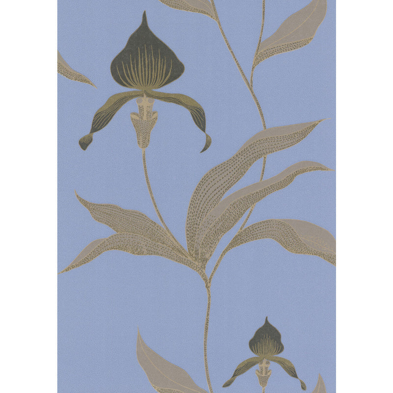 COLE & SON - ORCHID- BLUE/BL - Wallcovering by the Roll BLUE/BL