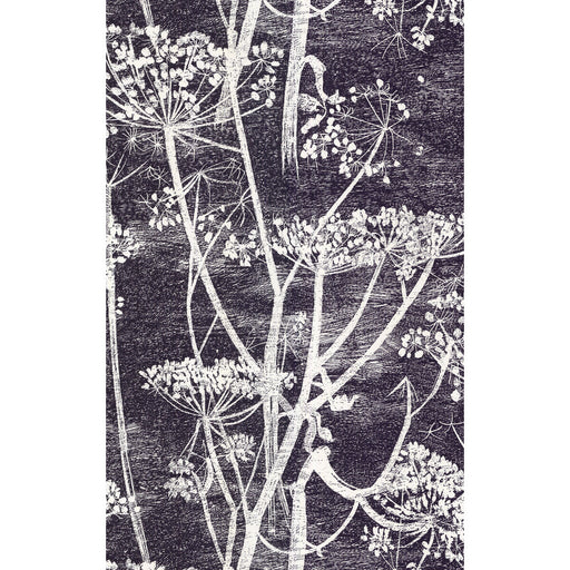 COLE & SON - COW PARSLEY- WHITE/BLK - Wallcovering by the Roll WHITE/BLK