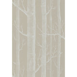 COLE & SON - WOODS- WHITE/TAUPE - Wallcovering by the Roll