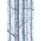 COLE & SON - WOODS- CHOC/SILVER - Wallcovering by the Roll