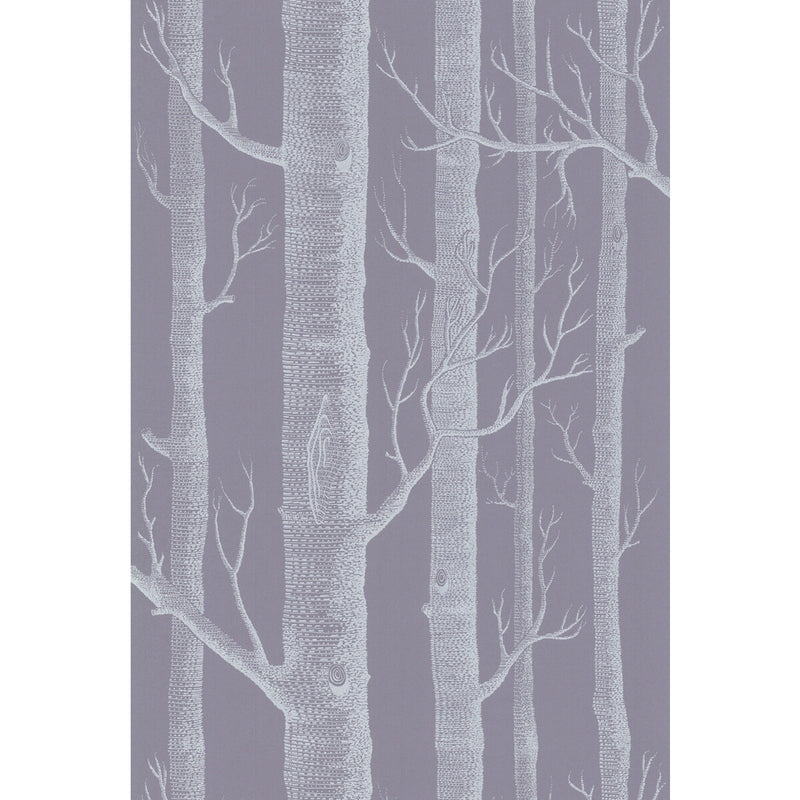COLE & SON - WOODS- IVORY/LILAC - Wallcovering by the Roll IVORY/LILAC