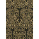 COLE & SON - ALPANA- GOLD/ONYX - Wallcovering by the Roll