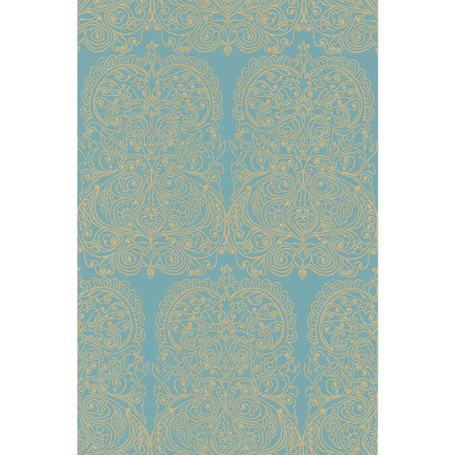 COLE & SON - ALPANA- GOLD/AQUA - Wallcovering by the Roll GOLD/AQUA