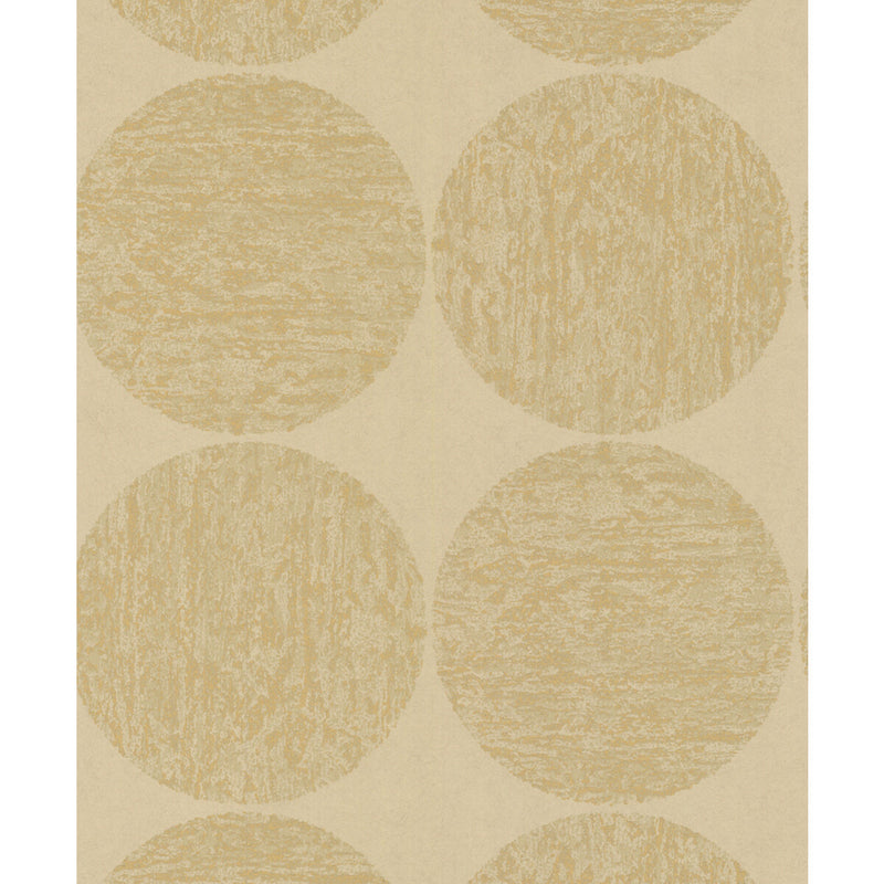 COLE & SON - LUNA- GOLD/TAN - Wallcovering by the Roll GOLD/TAN