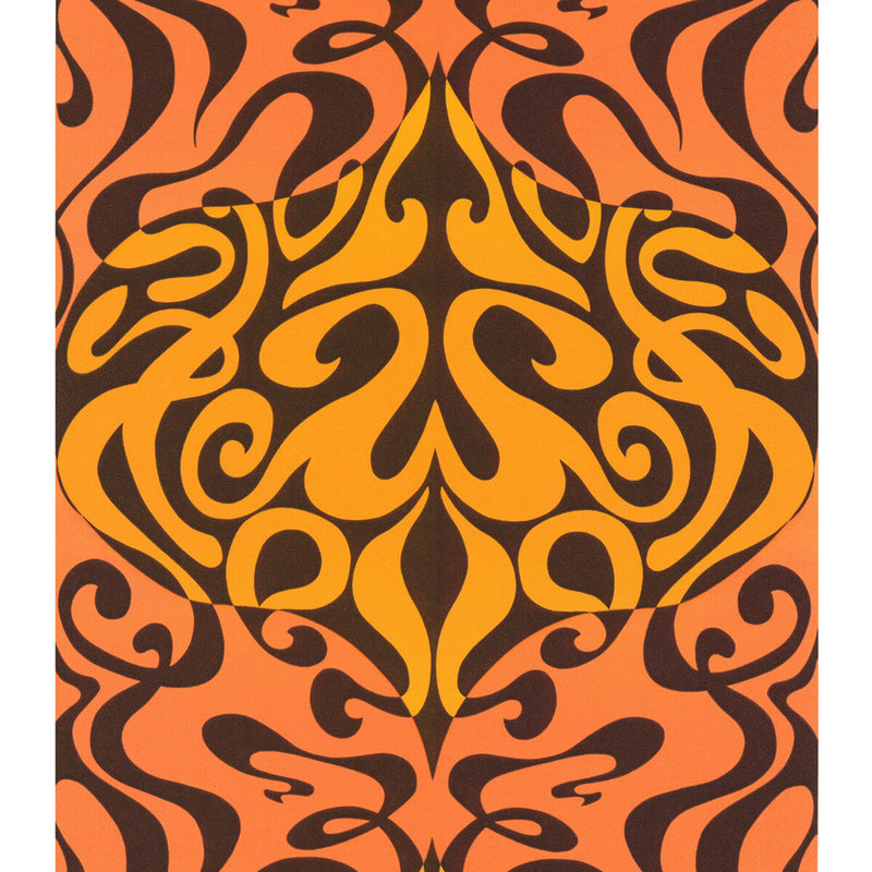 COLE & SON - WOODSTOCK- ORANGE - Wallcovering by the Roll ORANGE