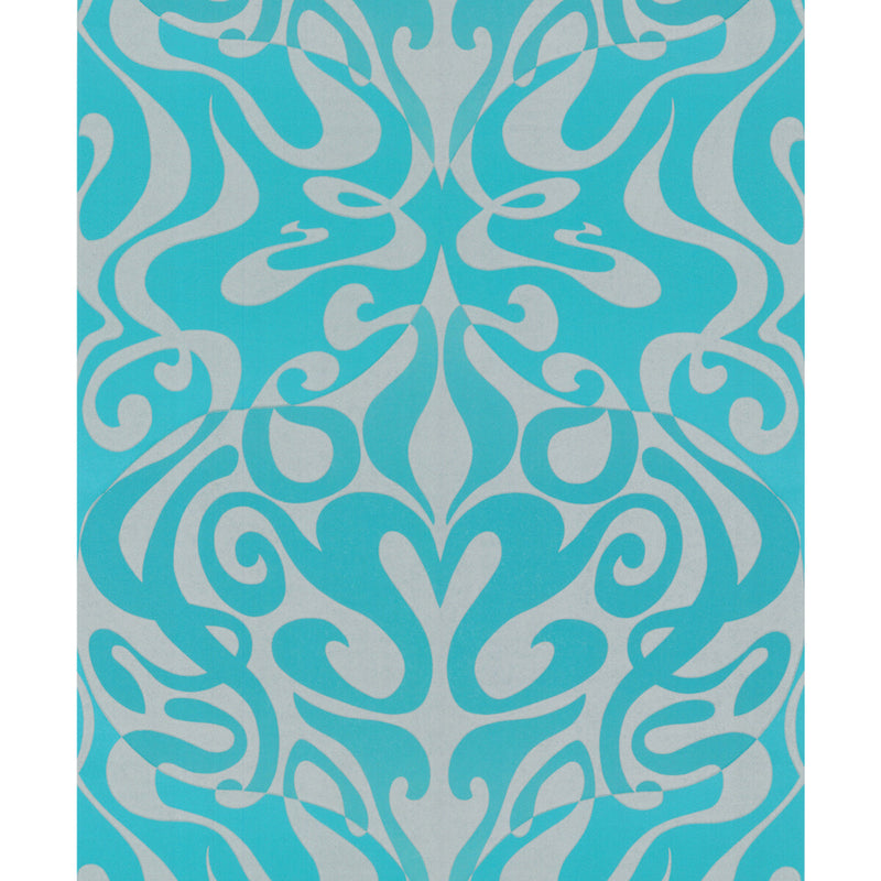 COLE & SON - WOODSTOCK- AQUA - Wallcovering by the Roll AQUA
