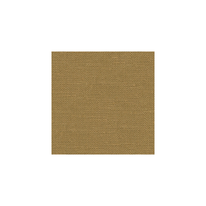 BRUNSCHWIG & FILS - BANKERS LINEN- GOLDEN - Fabric by the Yard GOLDEN