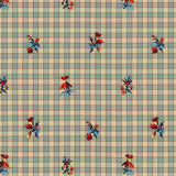BRUNSCHWIG & FILS - LA SEYNE FLEURI- STONE BLUE - Fabric by the Yard