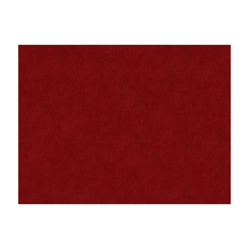BRUNSCHWIG & FILS - CHARMANT VELVET- CRIMSON - Fabric by the Yard CRIMSON