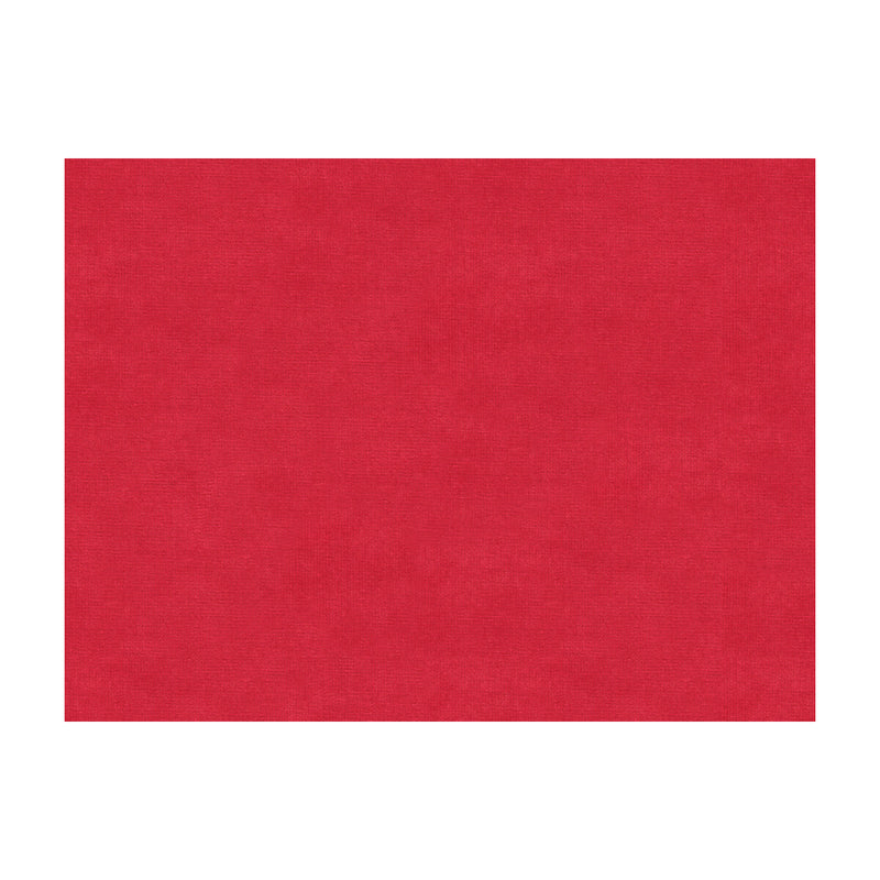 BRUNSCHWIG & FILS - CHARMANT VELVET- CERISE - Fabric by the Yard CERISE