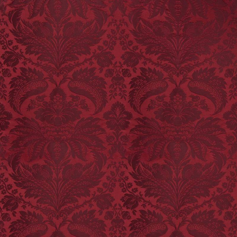 BRUNSCHWIG & FILS - DAMASK PIERRE- GRAPE - Fabric by the Yard GRAPE