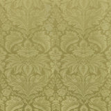 BRUNSCHWIG & FILS - DAMASK PIERRE- OLIVE - Fabric by the Yard