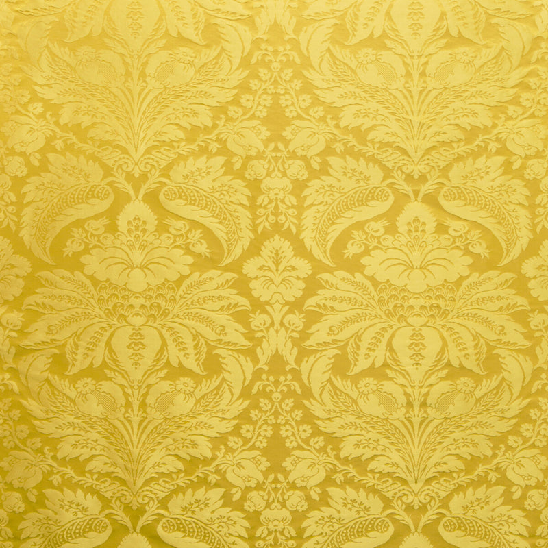 BRUNSCHWIG & FILS - DAMASK PIERRE- CANARY - Fabric by the Yard CANARY