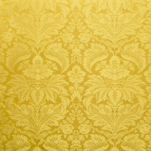 BRUNSCHWIG & FILS - DAMASK PIERRE- CANARY - Fabric by the Yard CANARY