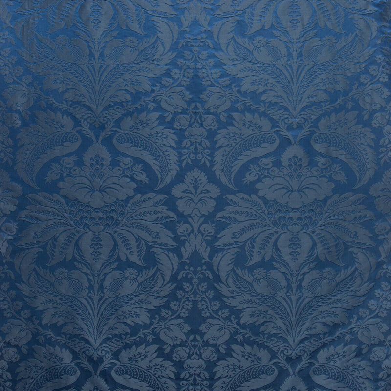 BRUNSCHWIG & FILS - DAMASK PIERRE- OCEAN - Fabric by the Yard OCEAN
