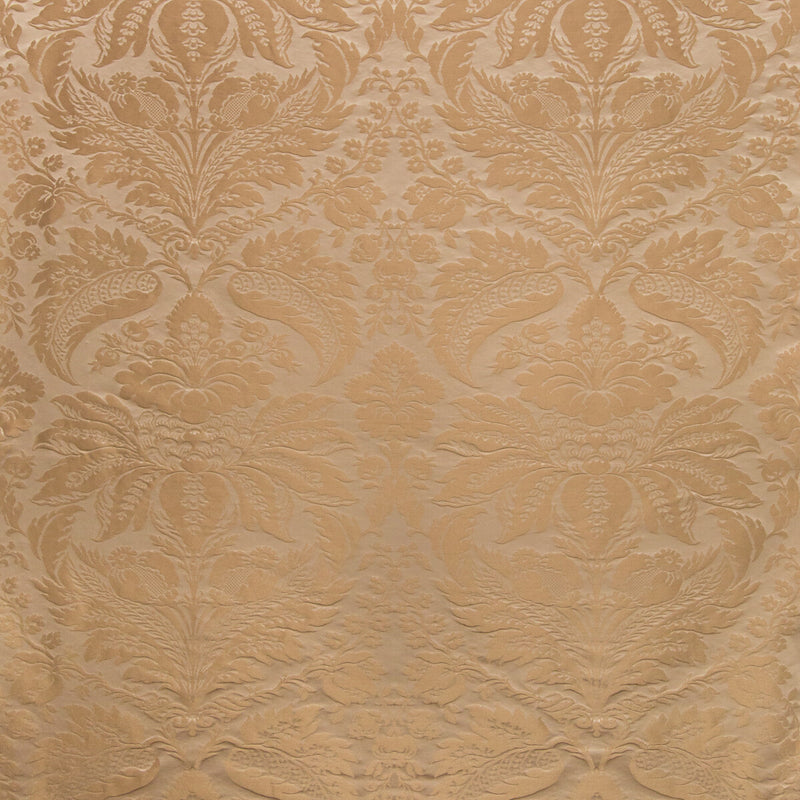 BRUNSCHWIG & FILS - DAMASK PIERRE- CHESTNUT - Fabric by the Yard CHESTNUT