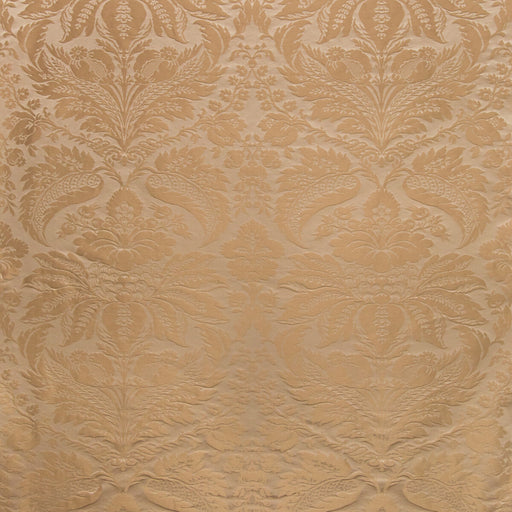 BRUNSCHWIG & FILS - DAMASK PIERRE- CHESTNUT - Fabric by the Yard CHESTNUT