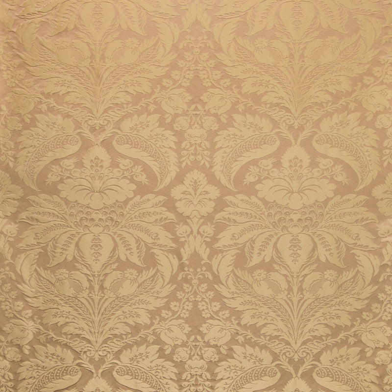 BRUNSCHWIG & FILS - DAMASK PIERRE- WHEAT - Fabric by the Yard WHEAT