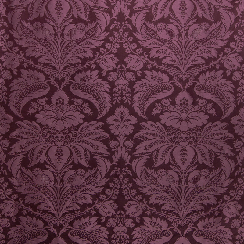 BRUNSCHWIG & FILS - DAMASK PIERRE- EGGPLANT - Fabric by the Yard EGGPLANT