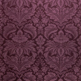 BRUNSCHWIG & FILS - DAMASK PIERRE- EGGPLANT - Fabric by the Yard