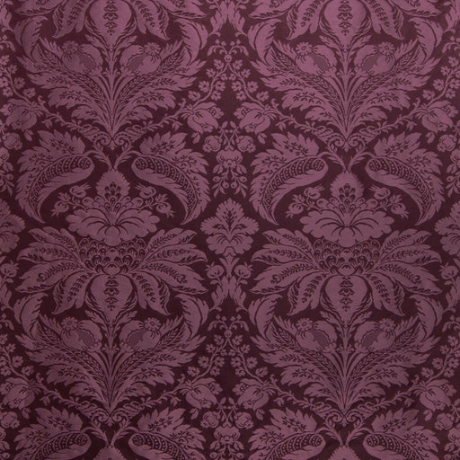 BRUNSCHWIG & FILS - DAMASK PIERRE- EGGPLANT - Fabric by the Yard EGGPLANT