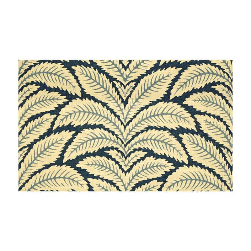 BRUNSCHWIG & FILS - TALAVERA LINEN- INDIGO - Fabric by the Yard INDIGO