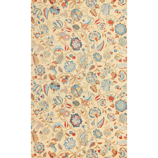 BRUNSCHWIG & FILS - ARAVALI- CURRANT/BLUE - Fabric by the Yard CURRANT/BLUE